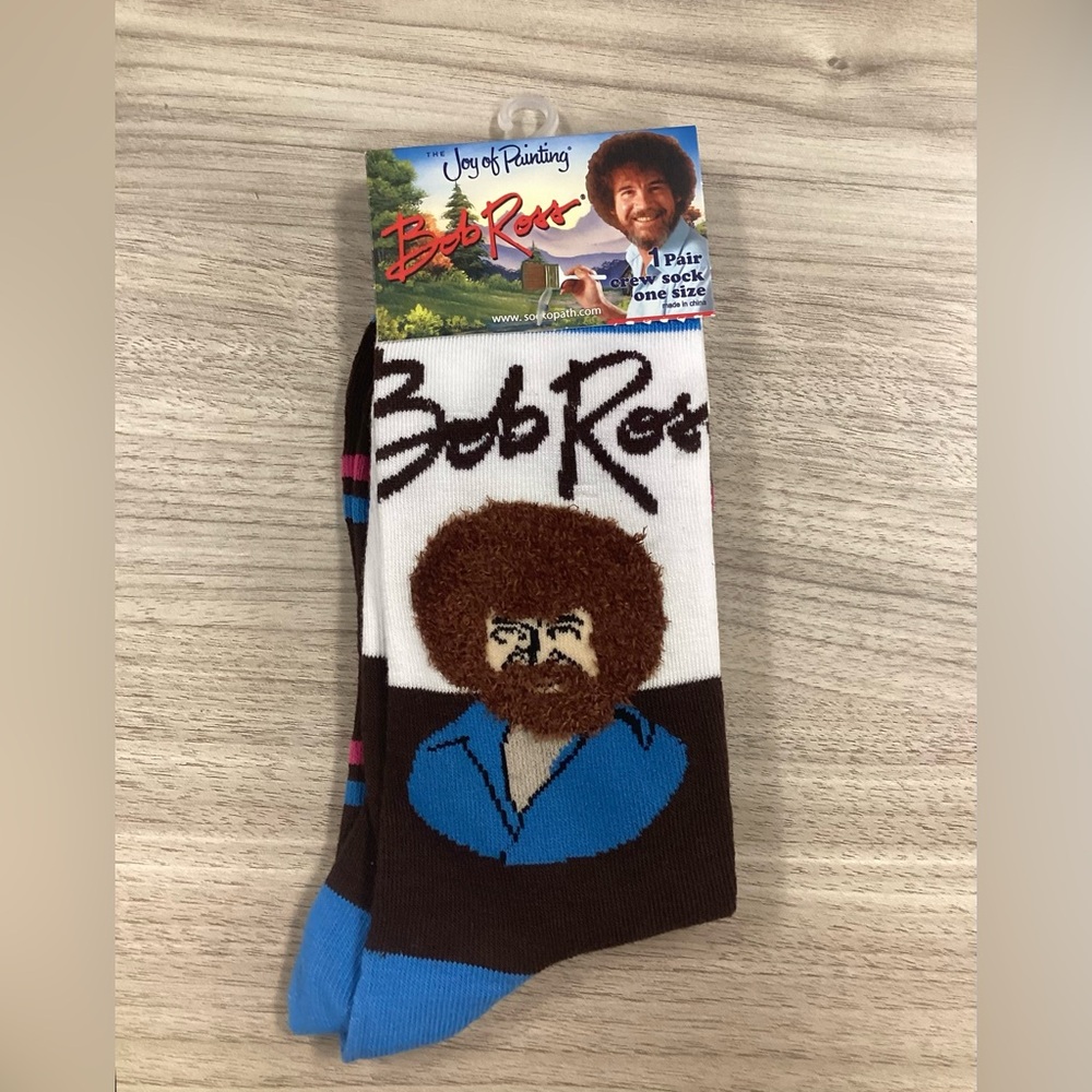 Bob Ross crew socks OSFM